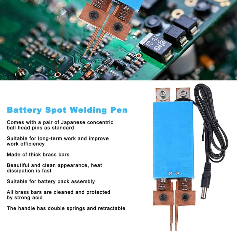 Spot Welding Machine 12v Portable Handheld DIY Spot Welders Pen Mini 18650 Battery Welder Pen Industrial Trigger Supplies Tools