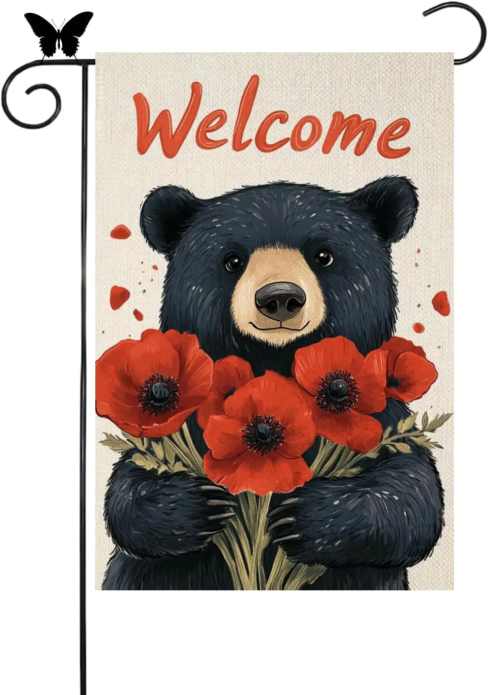 Floral Flower Black… - image