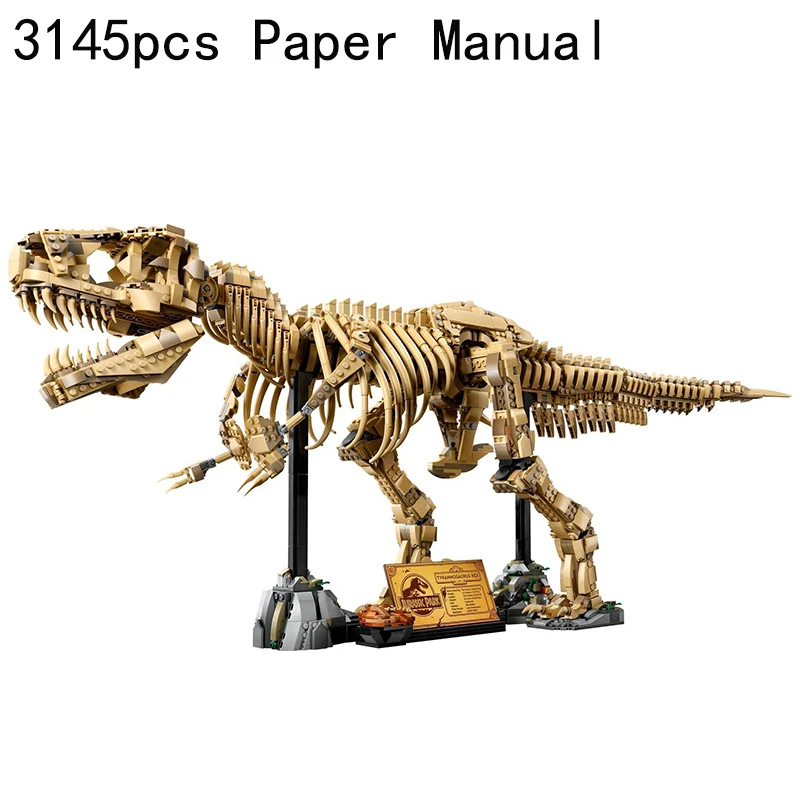 3145 Stuks Dinosaur Park Fossielen Bouwstenen Gemonteerd Model Diy Bricks Speelgoed Compatibel Met Set 76968 Volwassenen Verjaardagscadeaus