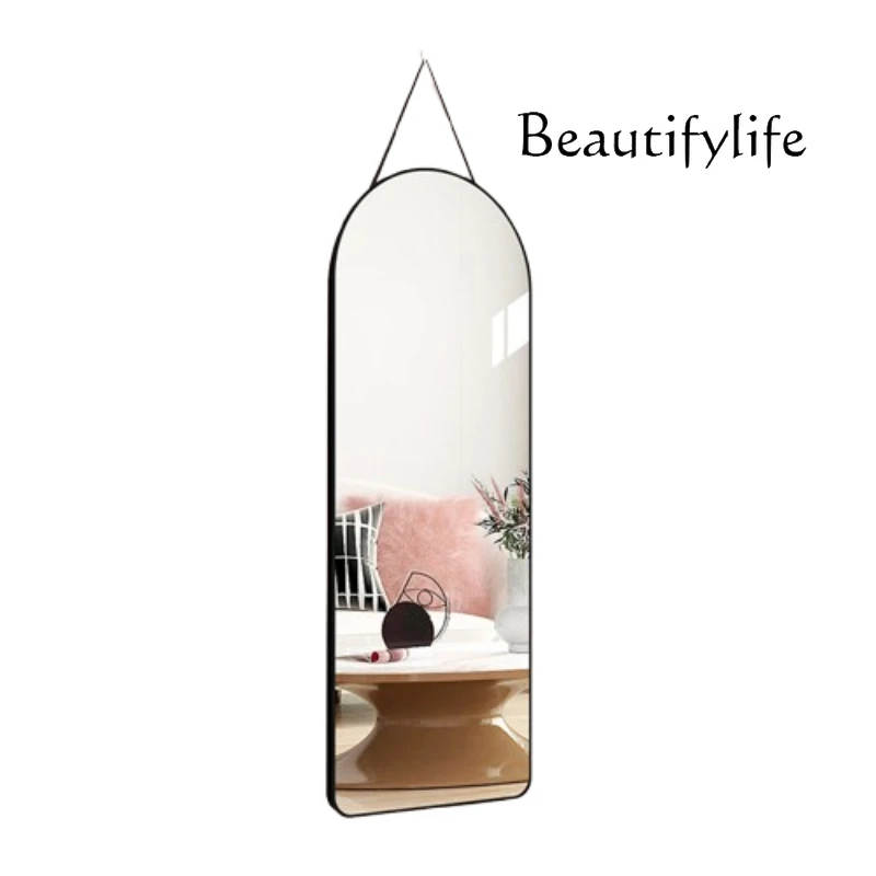X Minimalist Design Mirror Wall Hanging Aesthetic Full European Body Mirror Dressing Girls Create Espelhos Living Room Decoratio