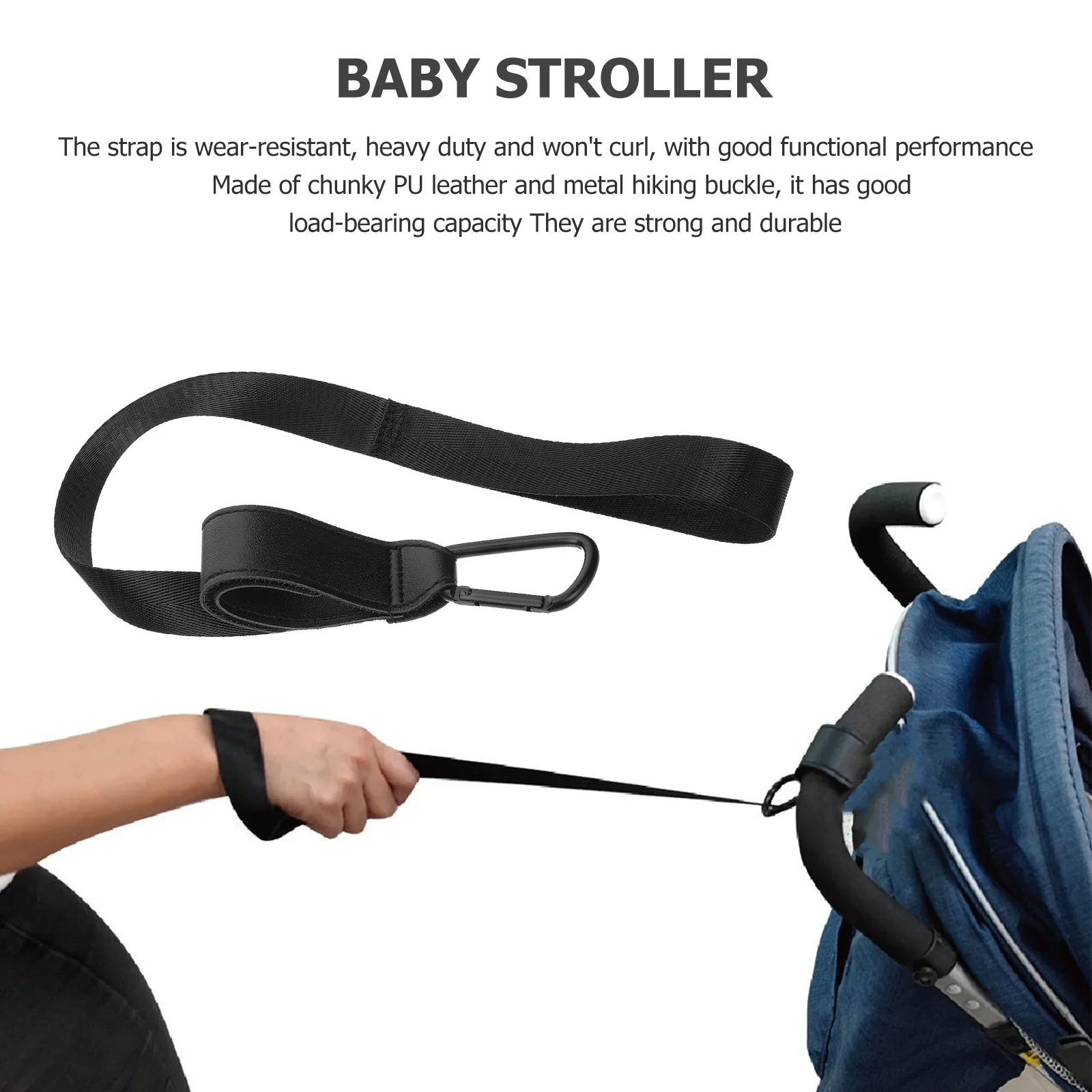 

2 pcs Baby Stroller Straps Heavy Duty Adjustable Pushchair Belt Replacement Wear-Resistant Safety Harness For Pram High Chair