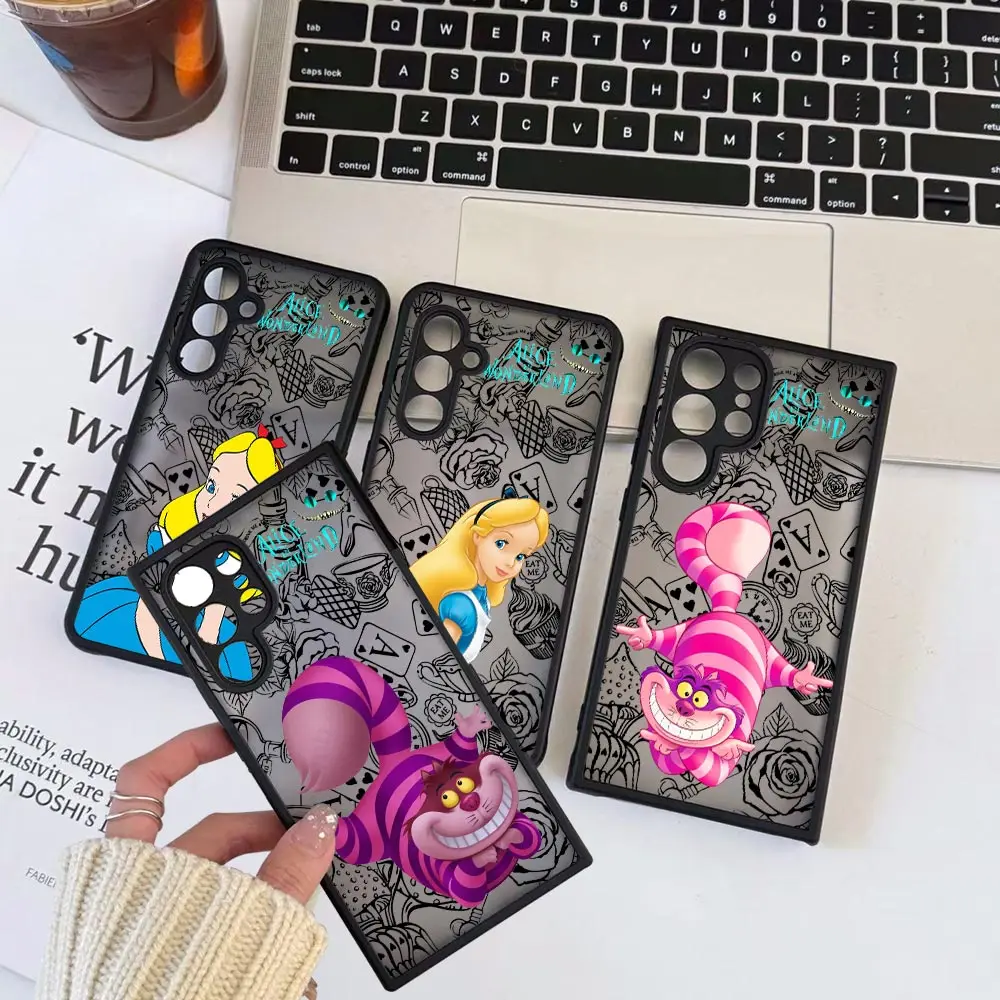

Alice in Wonderland Cheshire Cat Phone Case For OPPO Reno 14 14f 13 13f 8 8t 7 7z 6 6z 5 4 3 Pro Plus 5G Transparent Mtte Cover