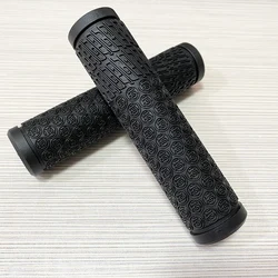 Gt Black Non-slip MTB Handle Grips 13CM Length Single Pass Environmentally Friendly Rubber Bicycle Handlebar Accessories