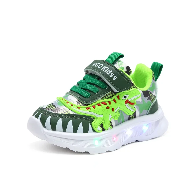 LED Kinder Niedliche Cartoon-Sneaker für Jungen, Lässige Kinderschuhe, Mädchen Atmungsaktive Mesh-Leuchtschuhe, Beleuchtete Babyschuhe – Detail 17