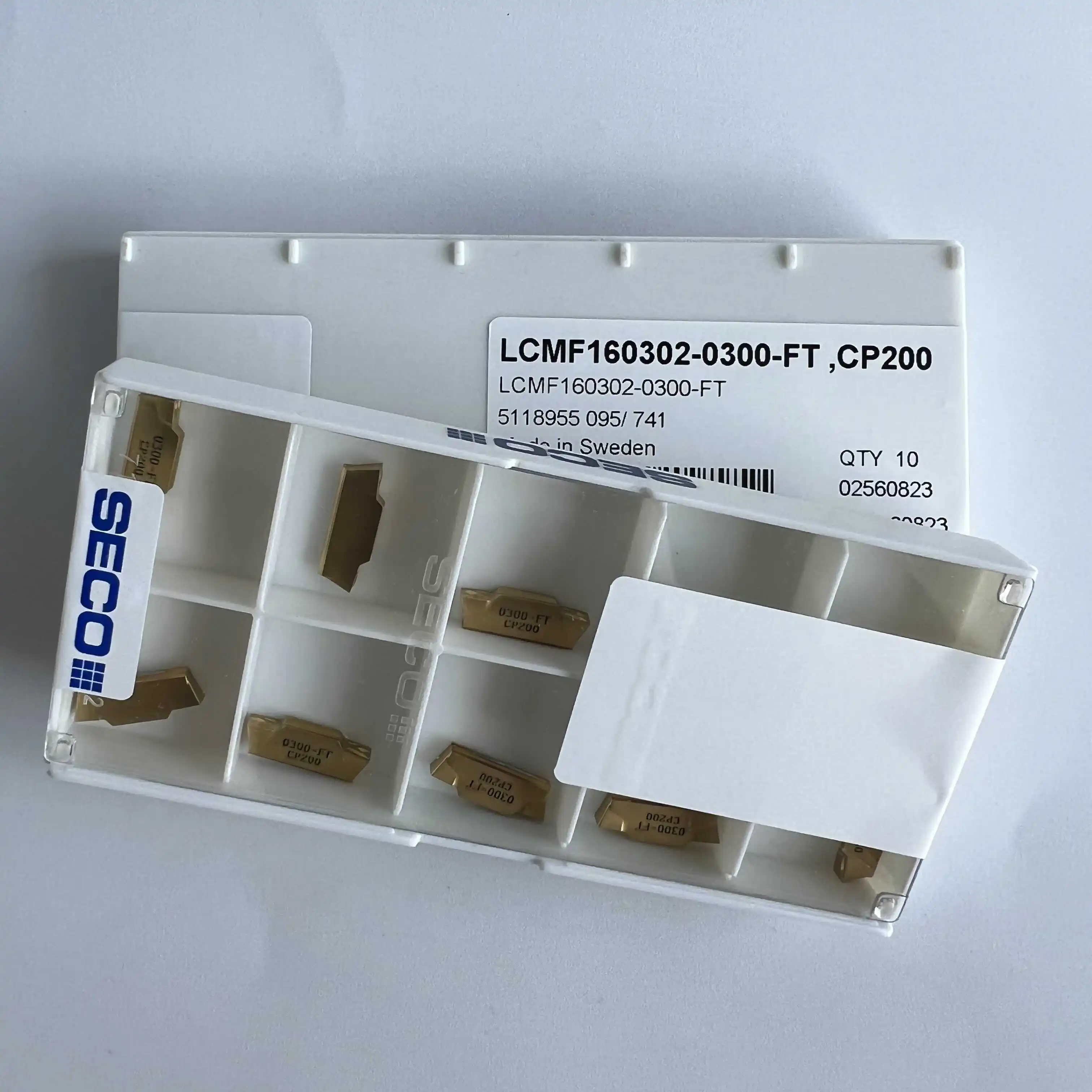 

LCMF160302-0300-FT,CP200 /Original blade Carbide CNC Blade 10 Pieces