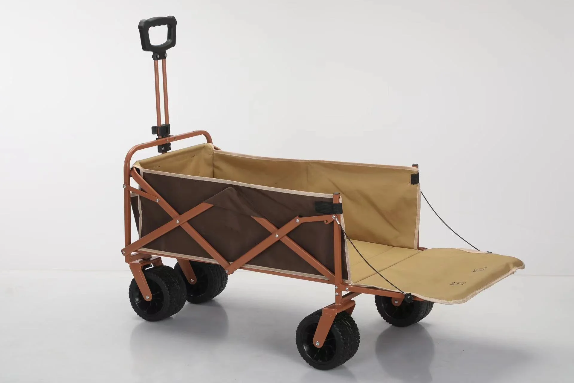 2024 Pull Trolley Collapsible Folding Outdoor Portable Heavy Large Capacity Wagon for Camping Reaction Equipment