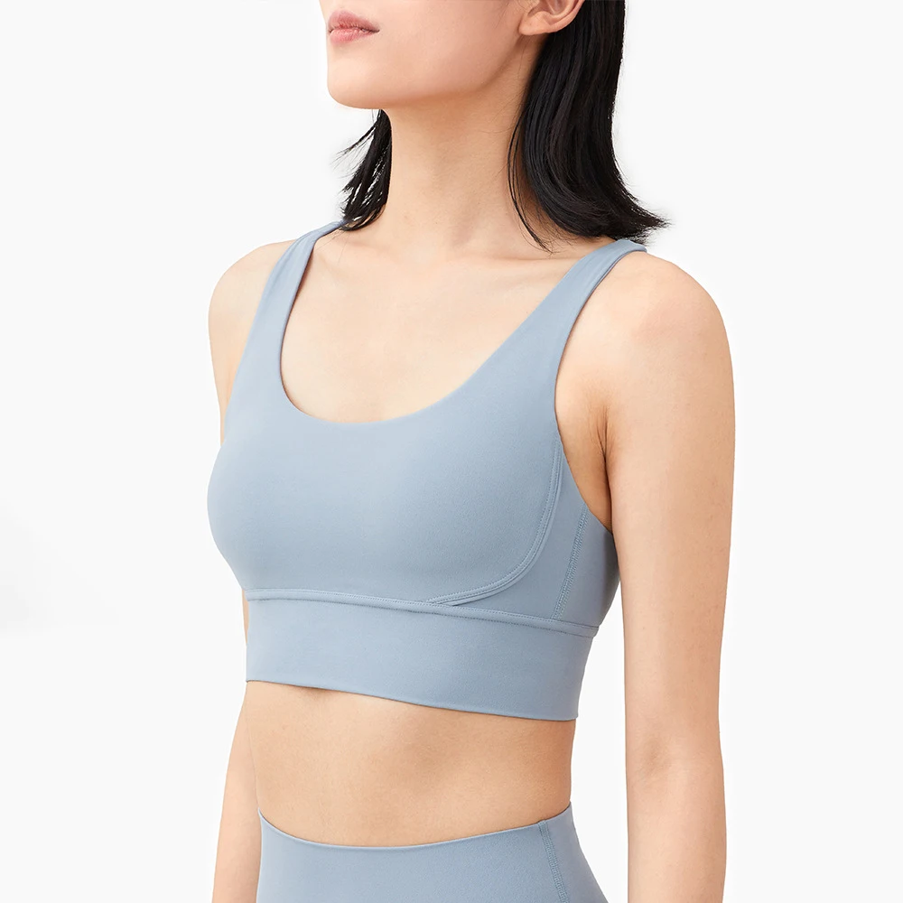 Vnazvnasi Yoga Sports Bra Women Cross Back Fitness Sexy Padded Top Gym Shock Absorbing Running Bra Workout Bralette For Women