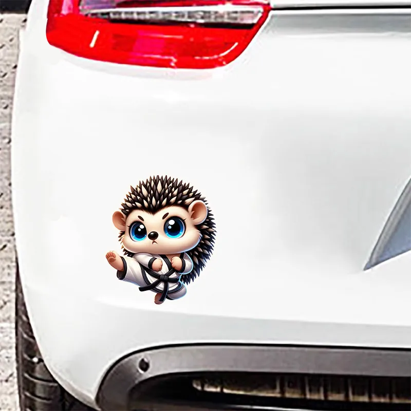 Athlete Hedgehog Strong Animal Stickers for Fitness Lovers Car Truck Motorcycle Laptop Decal Home Background Decoration HE88