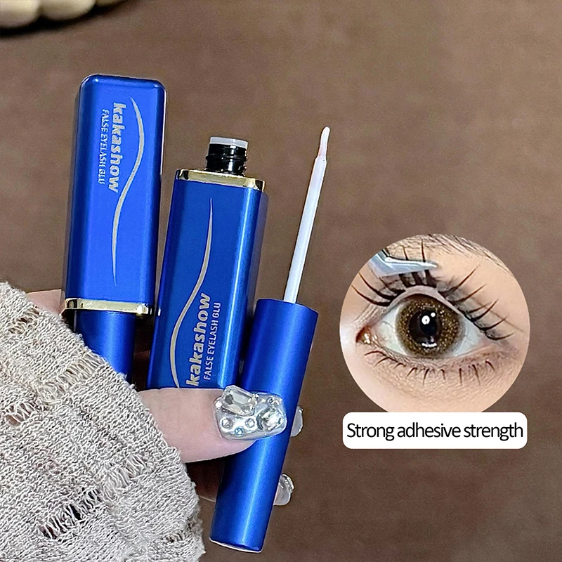 Kakashow Kleber für falsche Wimpern, schnell trocknend, transparent, unsichtbar, spurlos, milder und stark klebender Kleber
