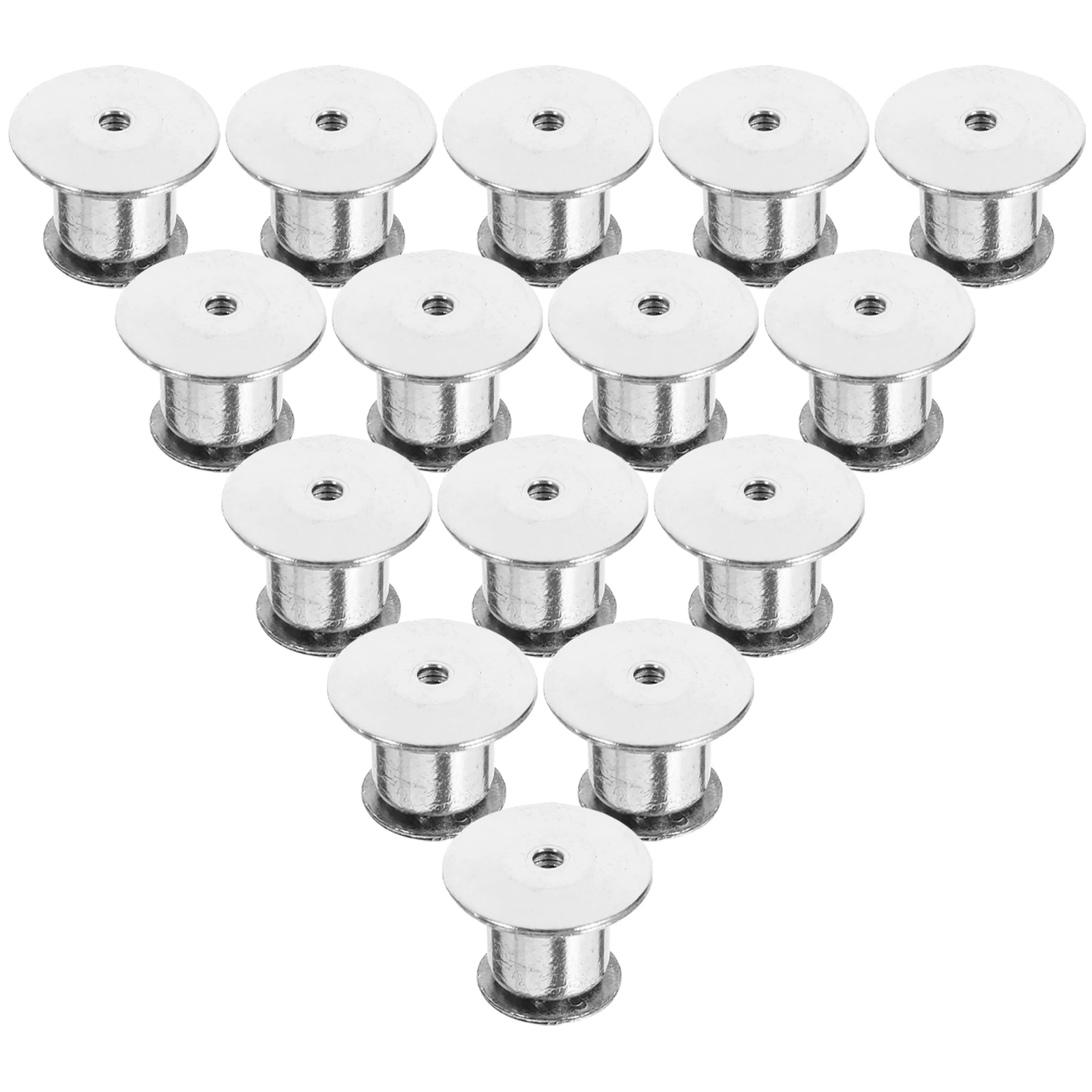 

20pcs Locking Pin Backs Metal Strong Secure Smooth Finish For Badges Books Hats Bags Jewelry Lanyards Lapel Pins Name Tags