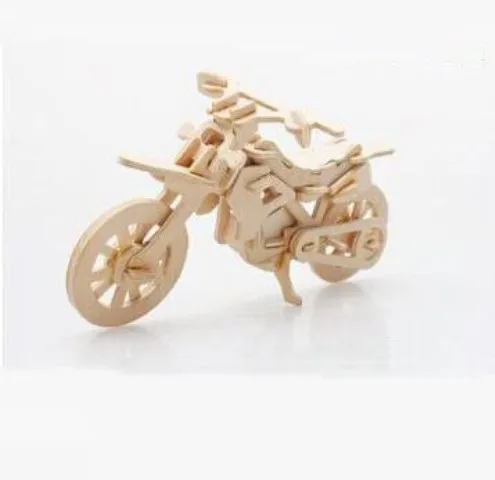 3D Wooden Puzzle-Motorcycle