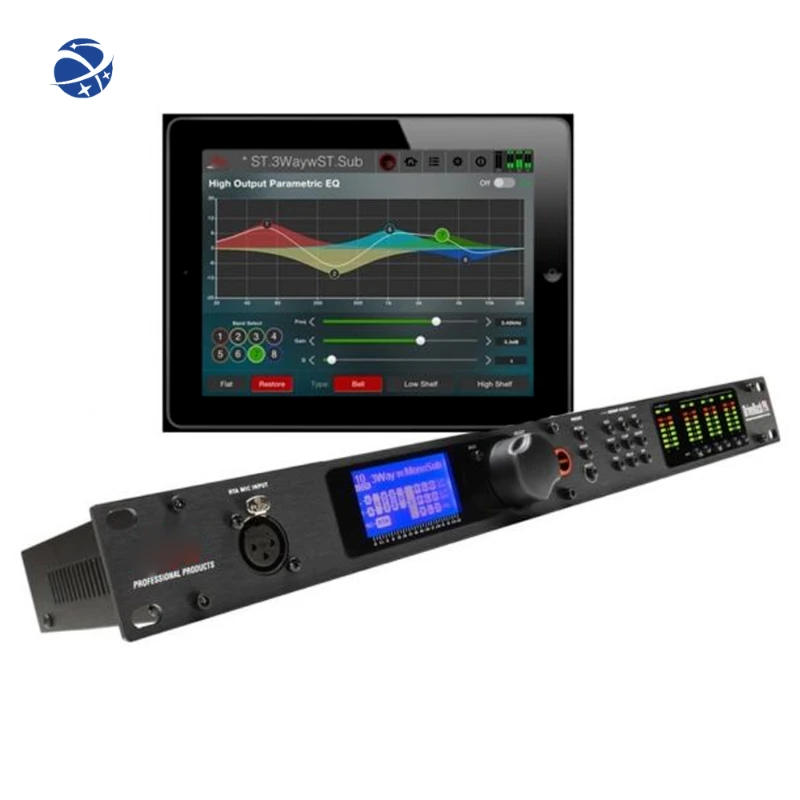 

YYHC PA2 2in6out 2 In 6 Out DSP digital audio processor for professional stage sound equipment