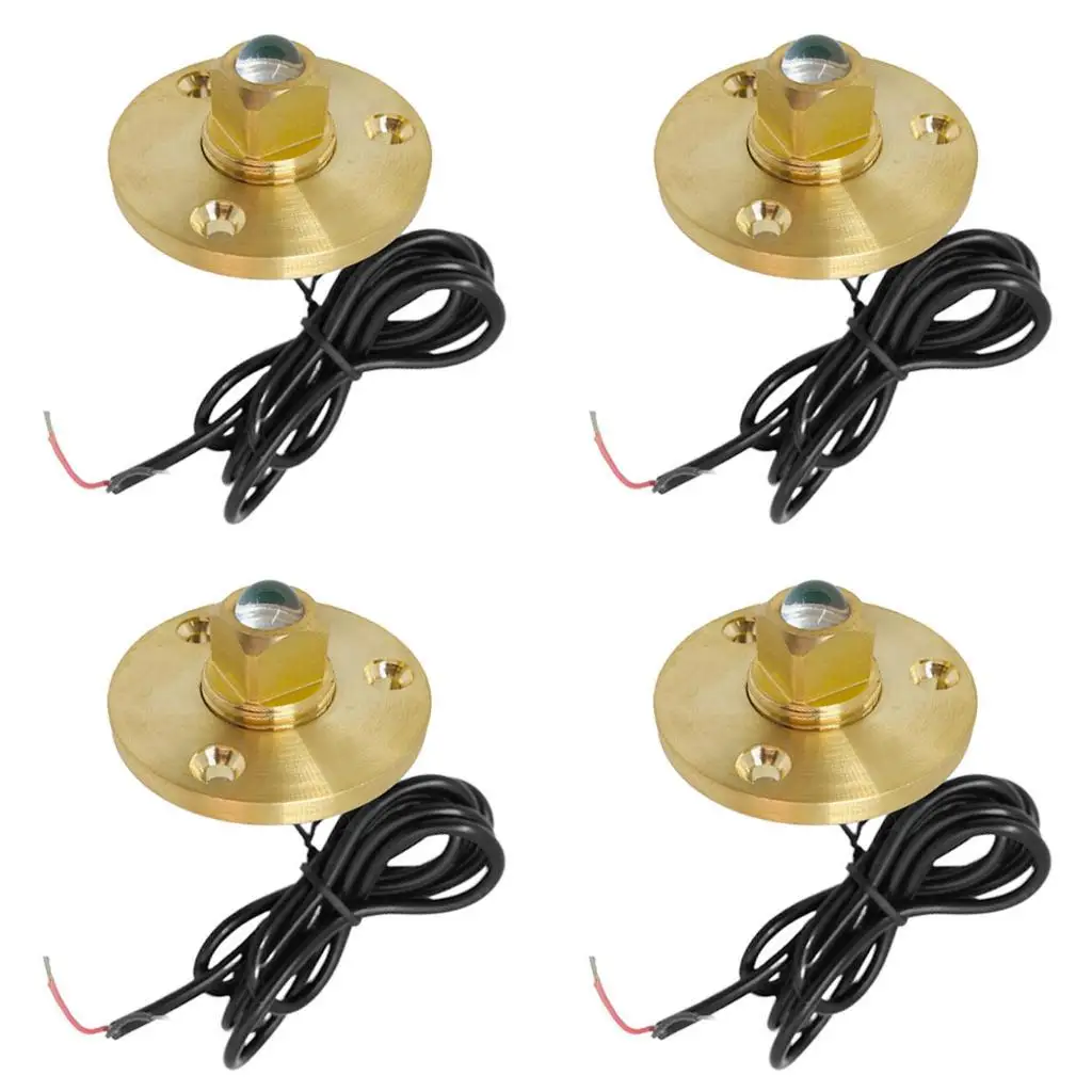 

under Water LED Light Waterproof Brass Drain Plug with Base Bronze Screw Drain Plug for Marine Boat Yacht &