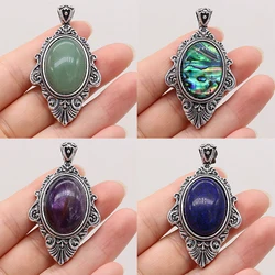 Fine Natural Stone Pendants Lapis lazuli Turquoises for Tribal Jewelry Making Necklace Earrings Gifts