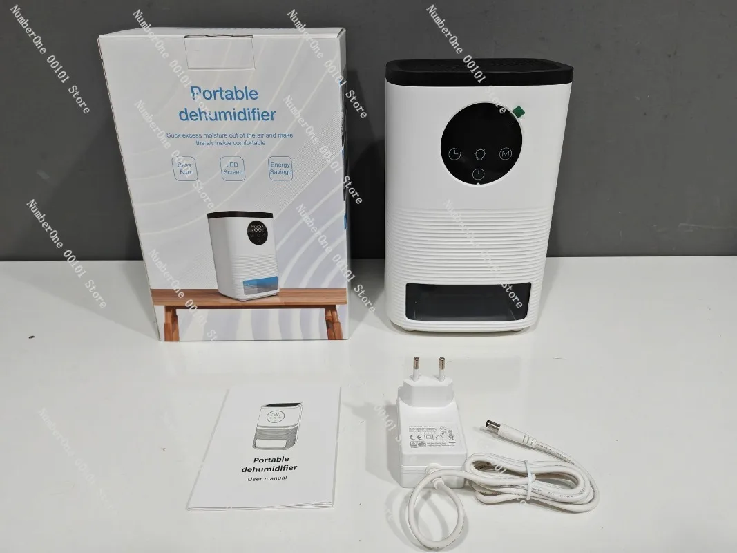 Home dehumidifier, small size, suitable for bedrooms and basements, moisture absorption, drying, dehumidification