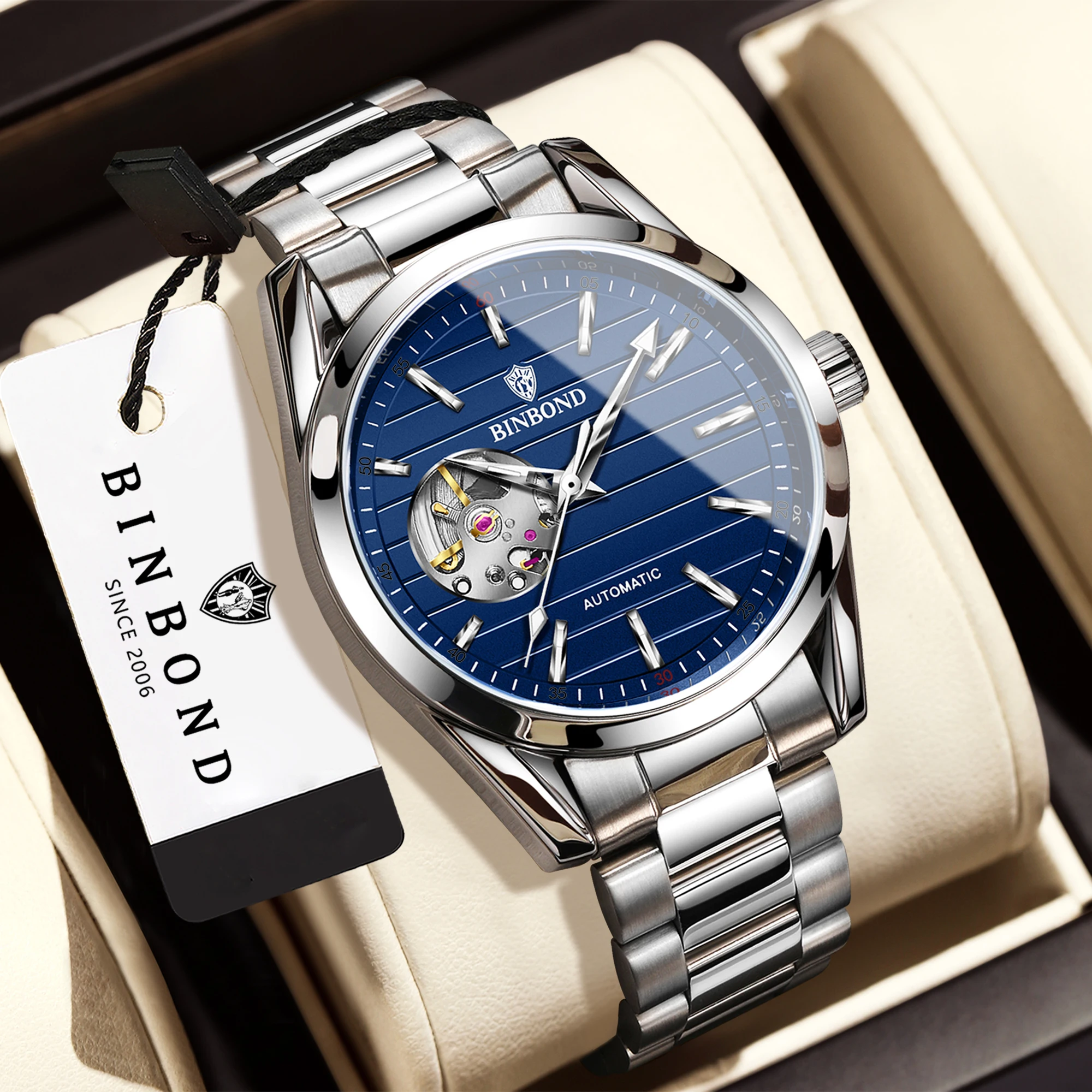 BINBOND Luxe Mechanische Heren - Tourbillon Movement Watch recensie en prijs