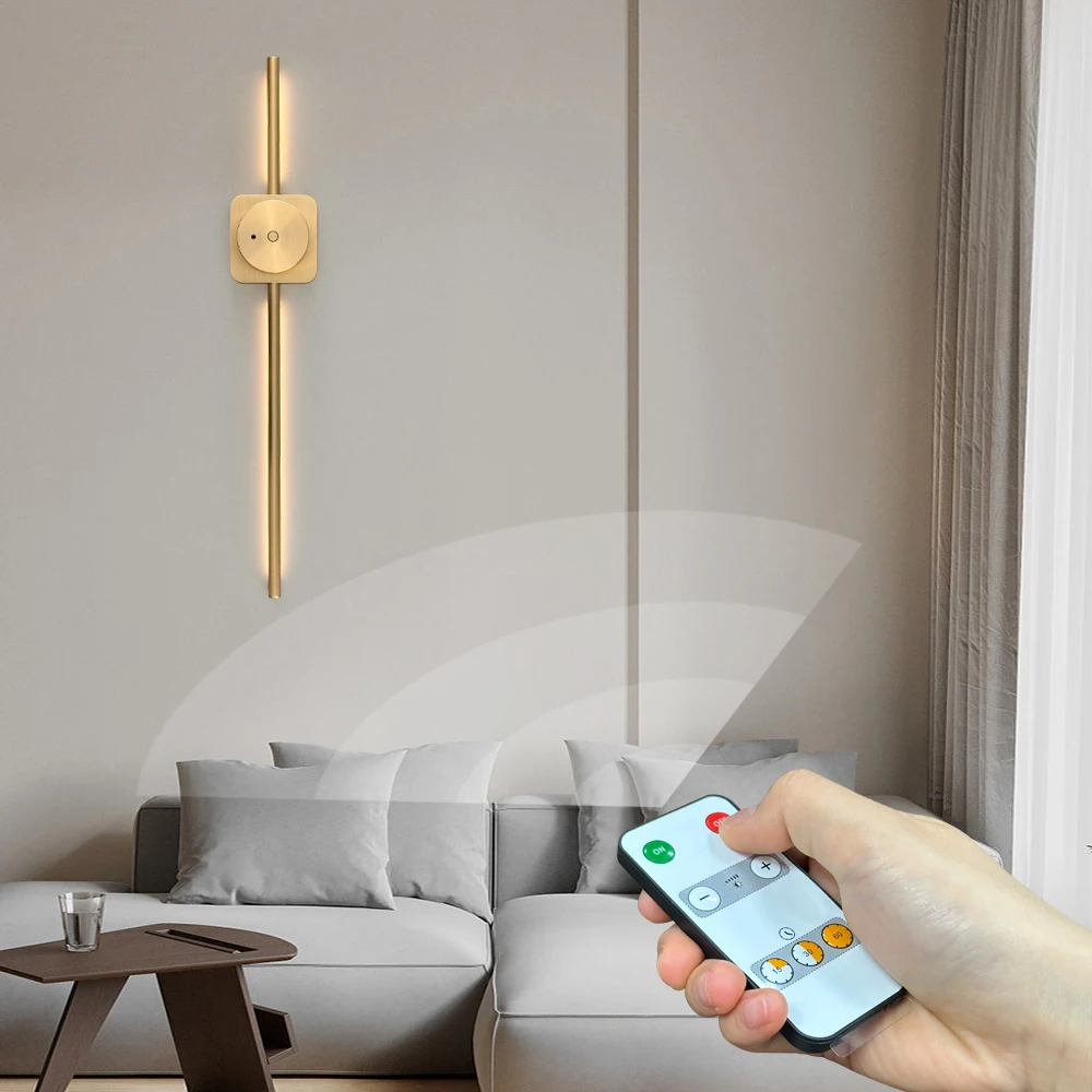 Kunst lange Gold schwarz weiß neue moderne LED-Wand leuchten Wohnzimmer Esszimmer Schlafzimmer Nacht Veranda Flur Lampen Innen beleuchtung