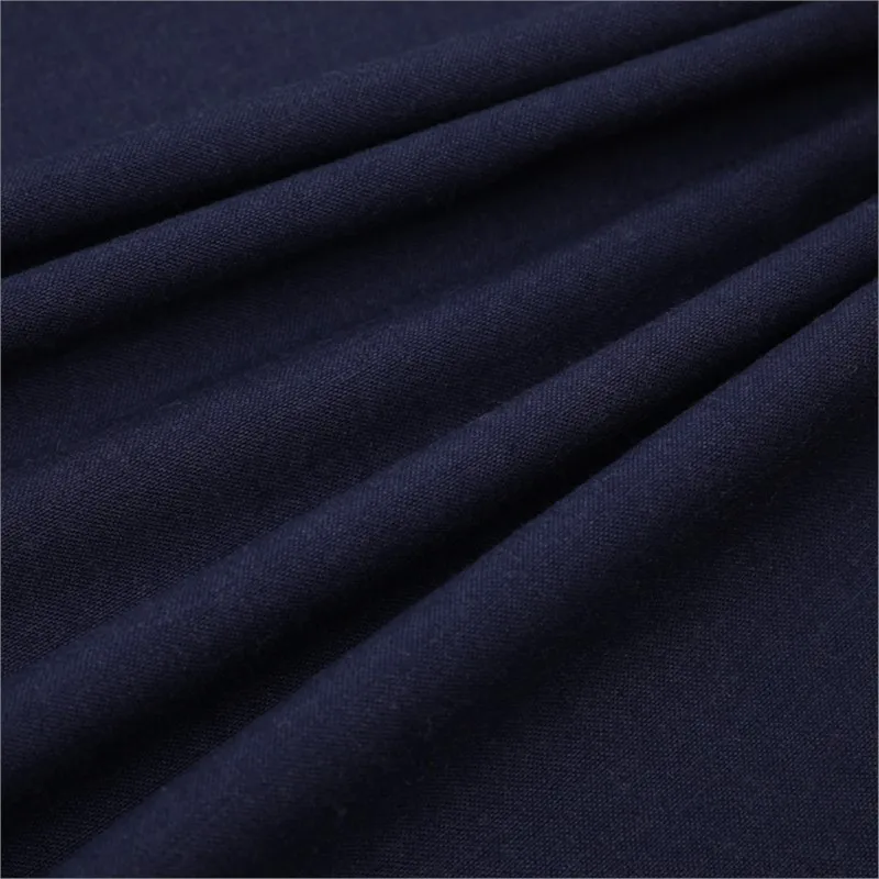 

Plain polyester-viscose blended fabric of woven