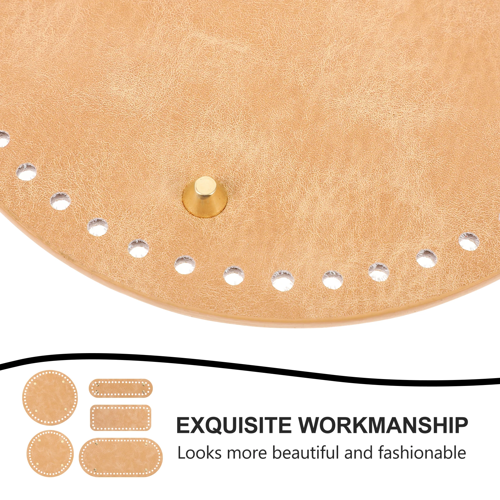 

5pcs Bag Bottom Inserts Pu Base Cushion Pads For Handbags Bag Accessories Durable Liners Smooth Corners Gift