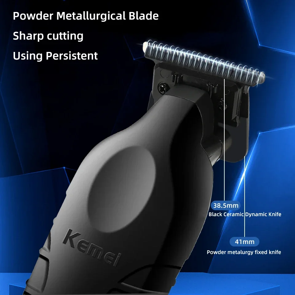 Professional Hair Trimmer for Men Cordless Hair Clippers Barber Hair Beard Trimmer Body Hair Cutting Machine Type-C Charging