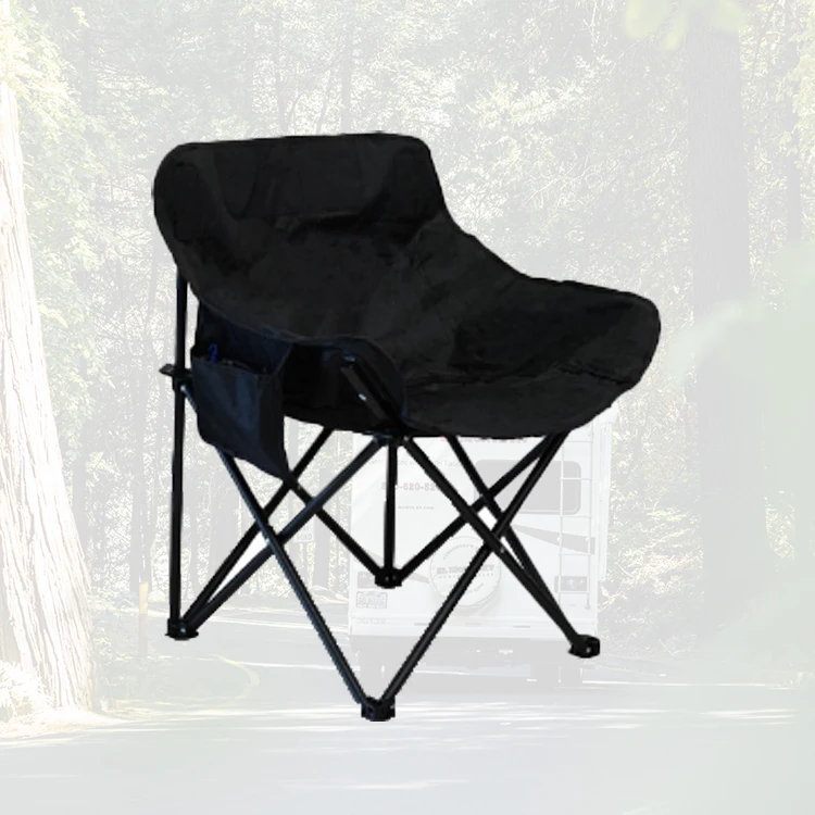 

Foldable Camping Outdoor Chair Portable Picnic Chair Double Layer Oxford Cloth Material