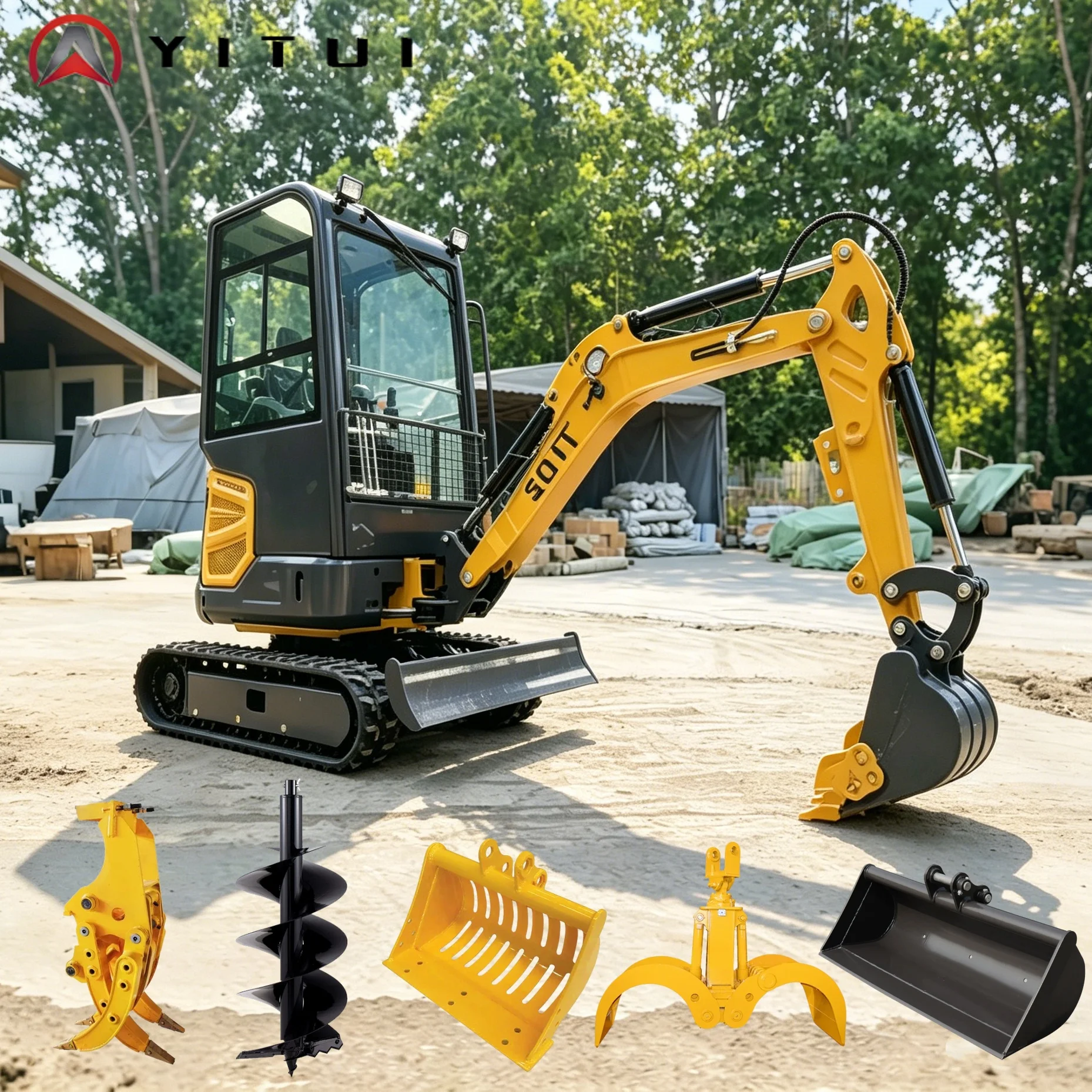 New Compact Mini Excavator 2.0 - Farming Agriculture Project ulasan dan harga