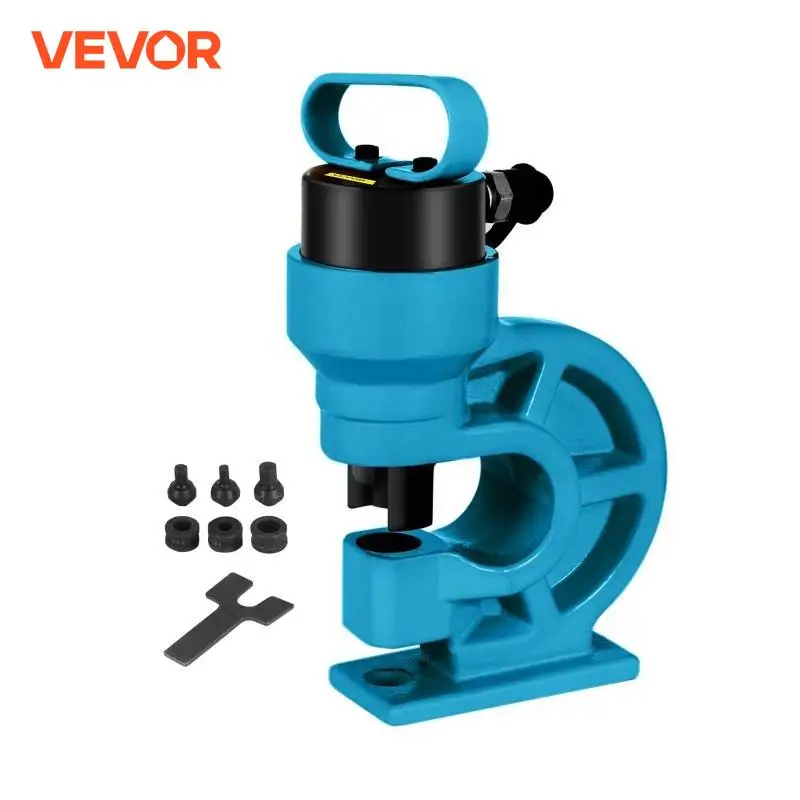 VEVOR CH-60 Hydraulic Knockout Punch Tool 31Ton Hole Digger Force Puncher Iron Plate Max 10mm Thickness Hole Punching Machine