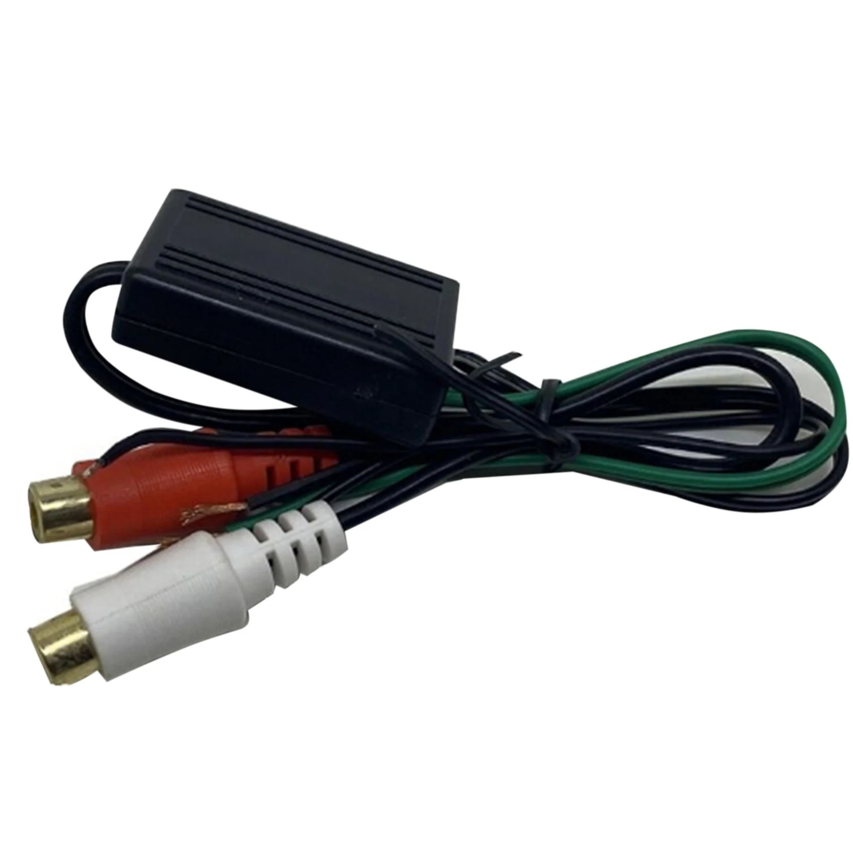 New Speaker to 2 RCA Line Output Converter IN/OUT High/Low for Car Audio