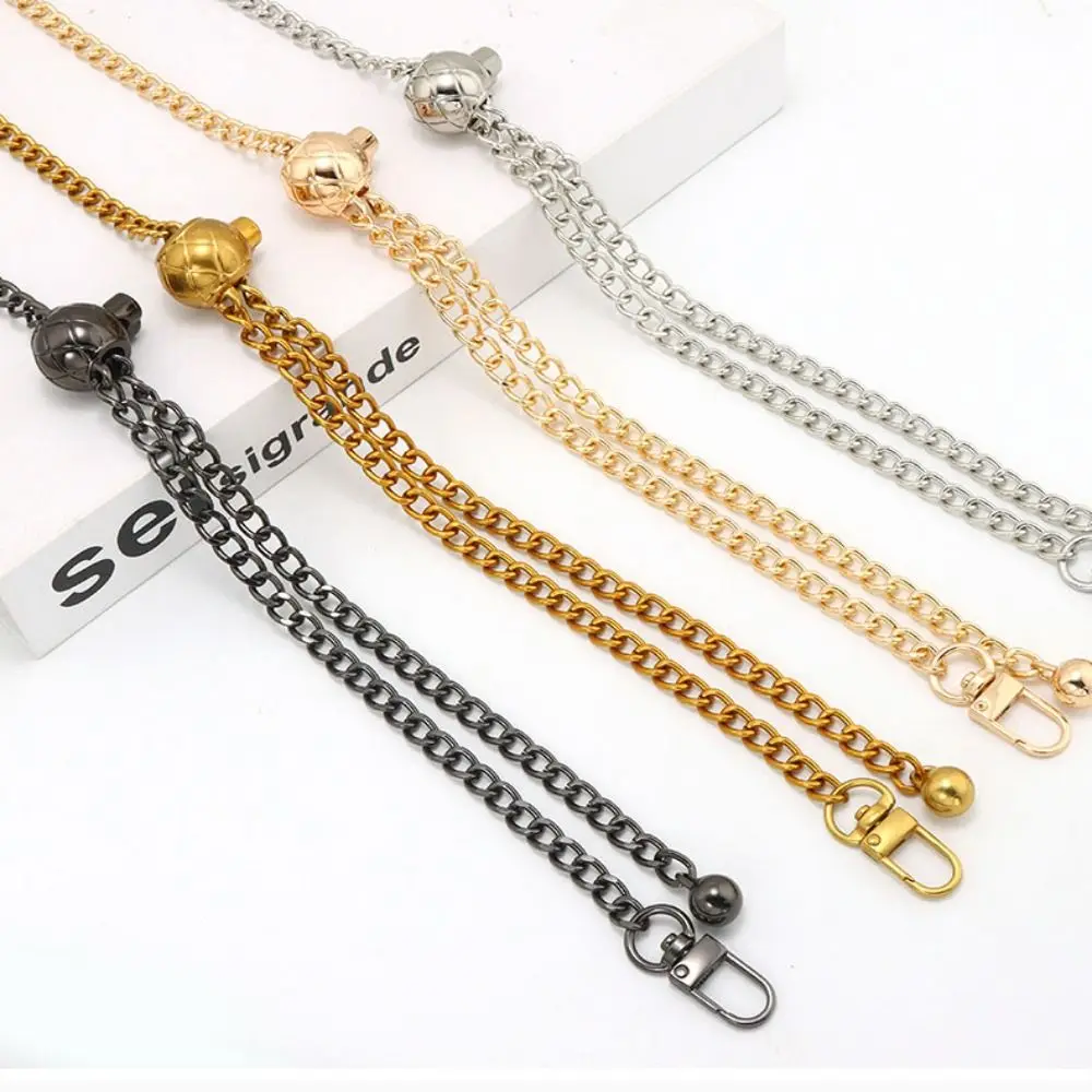 Small Golden Balls Chain High Quality 1.2m Metal Non-fading Adjustable Chain High-end Shoulder Strap Bag Accessories