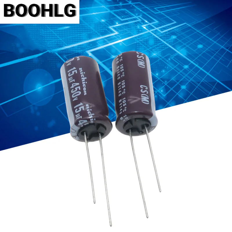 

5 шт. японский конденсатор 450 В 15 мкФ 12,5X25 CS высокая частота низкое сопротивление 450 В 10 мкФ