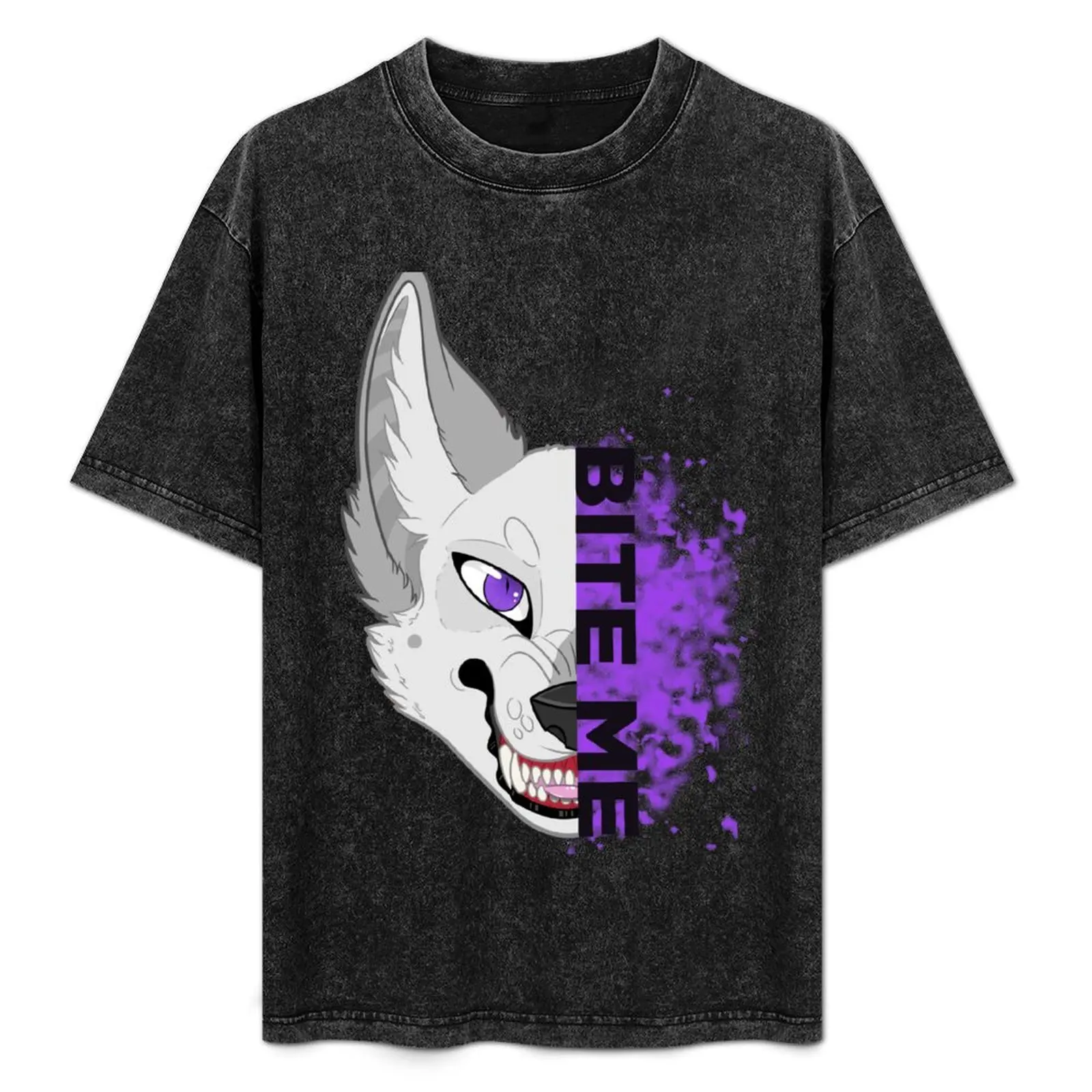 

BITE ME - Scylla Purple T-Shirt customizeds animal prinfor boys shirts graphic tees custom shirt sweat shirts, men