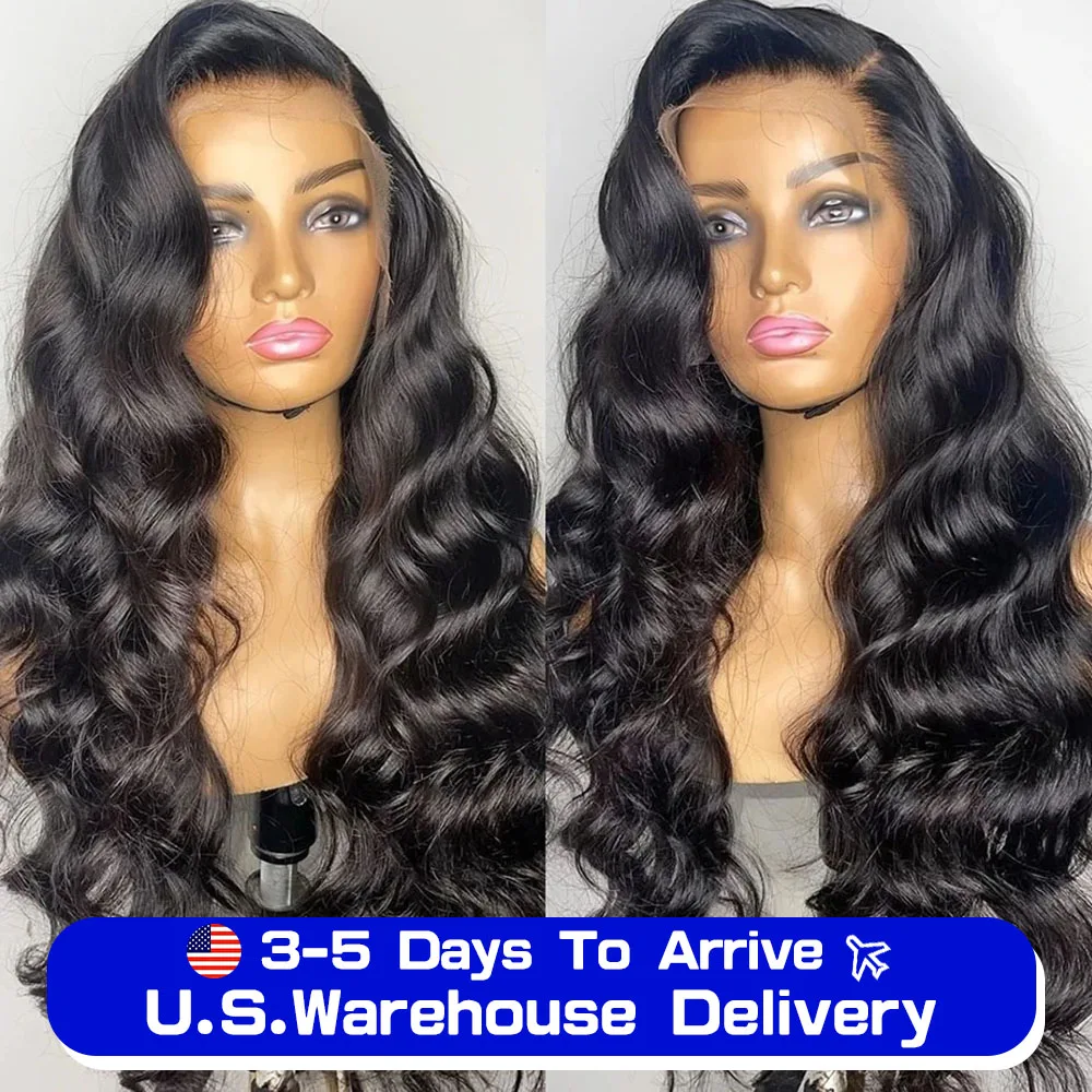 13x6 Transparent Body Wave Lace Front Wig Human Hair Wigs Pre Plucked 13x4 Lace Frontal Wig Brazilian Remy Human Hair Wig