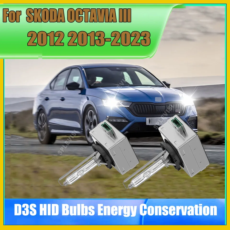 

2Pcs D3S Car headlight bulb 4500LM Lights White Auto Headlamp For SKODA OCTAVIA III 2012 2013 2014 2015 2016 2017 20108-2023