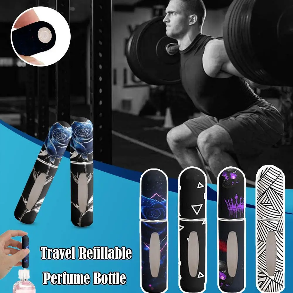 Novo 5ml mini garrafa de perfume recarregável portátil vazio recipientes cosméticos armazenamento pulverizador perfume dispensador viagem