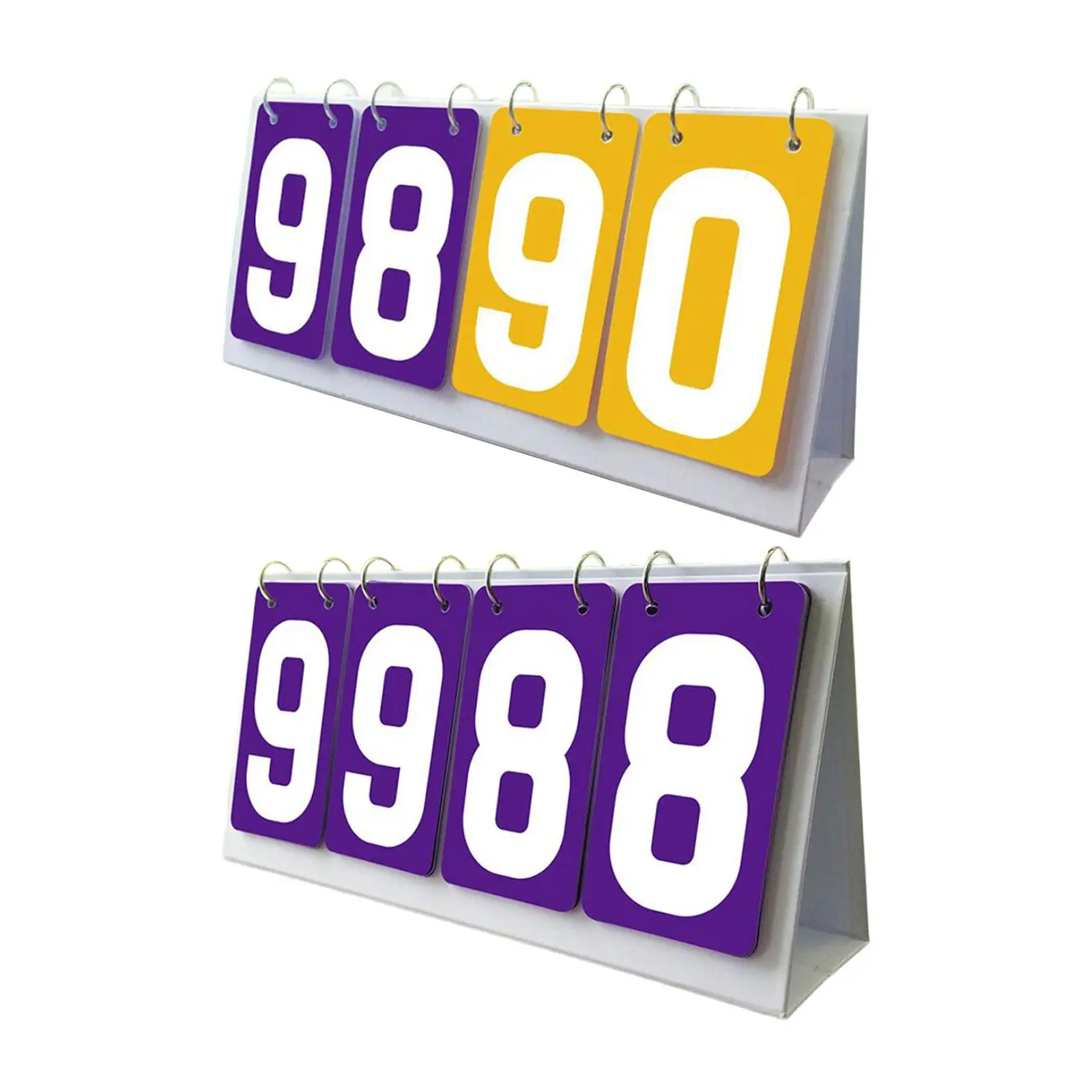 ป้ายบอกคะแนนกีฬาหลายคะแนนตาราง 4 หลักสําหรับโค้ชบาสเก็ตบอล