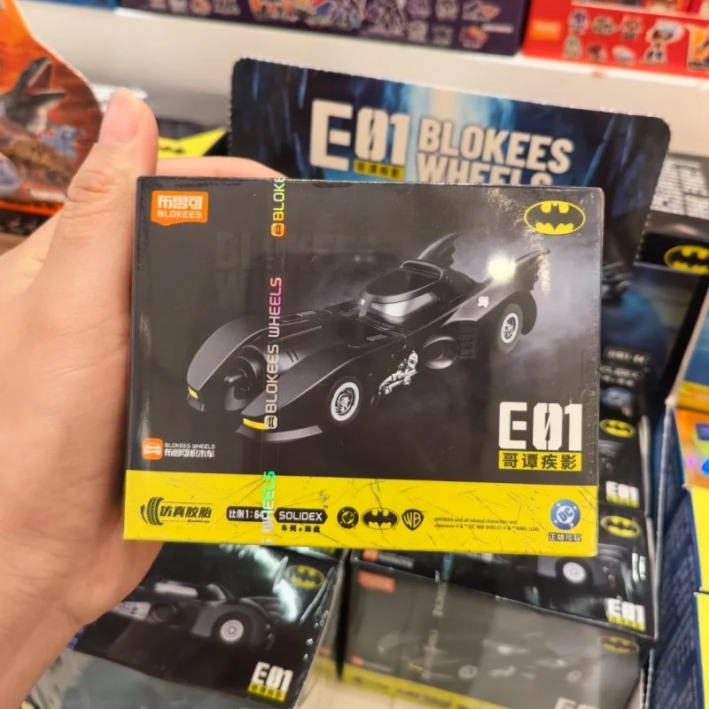 2026 Blokees Wheels 1:64 Gothan Shadows E01 Batmobile Blind Box 1989 Car Model Batman Collectible Toy For Hobby Enthusiasts - view 6