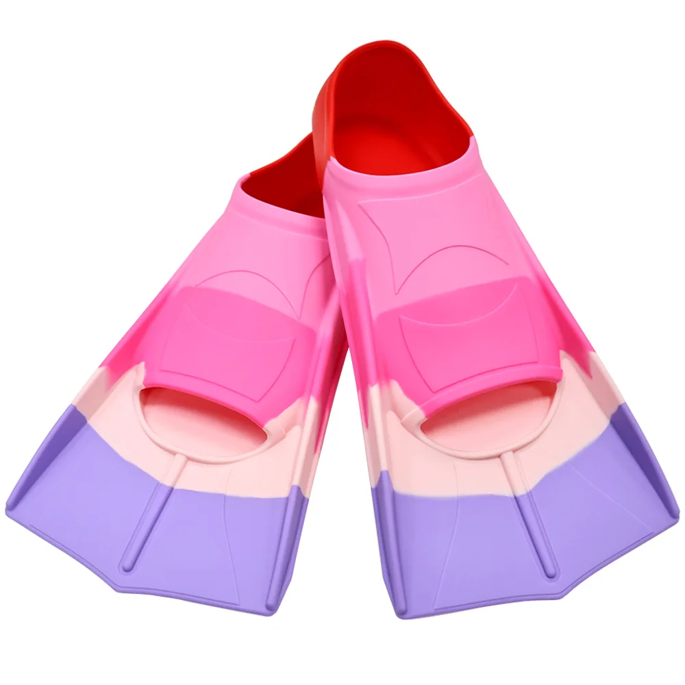 Silikon Flossen Schwimmen Training Schnorchel Kurze Tauchen Flossen Frosch Schuhe Männer Frauen Professionelle Brustschlag Freeschnorchel Schwimmen – Detail 14