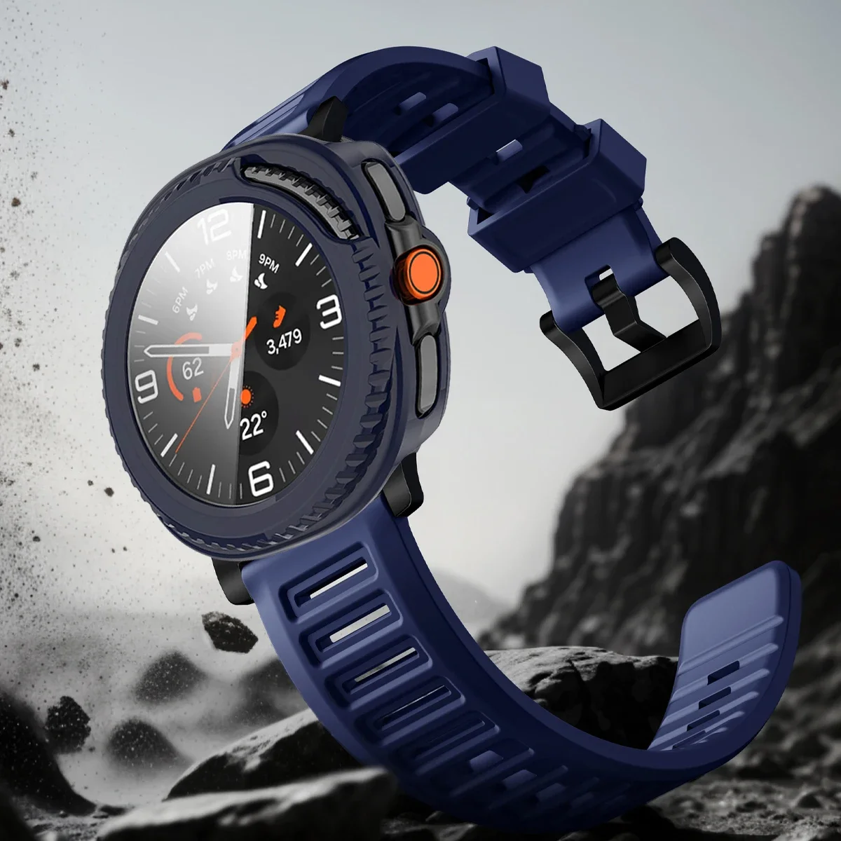 حافظة من الزجاج المقسى لساعة سامسونج جالاكسي 8 40 مللي متر 44 مللي متر 8 كلاسيكية 46 مللي متر واقي للشاشة شل لساعة جالاكسي الترا 2025 47 مللي متر #3