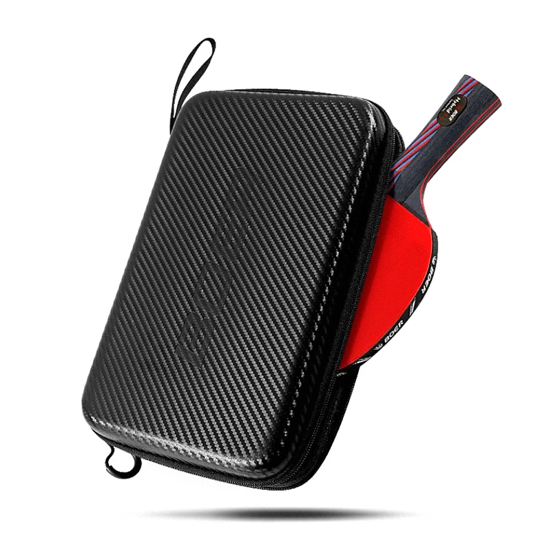 Hot 1pc Table Tennis Bat Cover Paddle EVA Bag Ping Pong Cases Zip Pocket Package 290x195x50mm Racket Bags Waterproof Covers