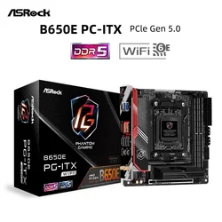 NEW B650E PG ITX WiFi Motherboards MINI ITX AM5 DDR5 64GB Desktop Mainboard Suitable for AM5 7000/8000 processors