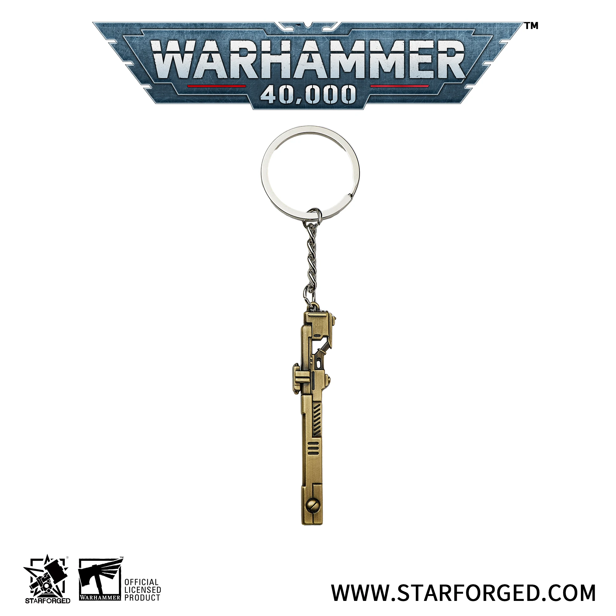 Warhammer 40K T'au Empire Pulse Rifle Keychain Tau Empire Starforged Christmas Gift