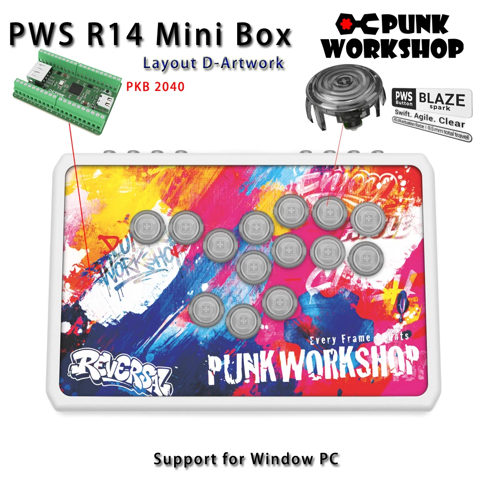 Punk Workshop R14 Leverless Controller Gachikun Model Shuto Model