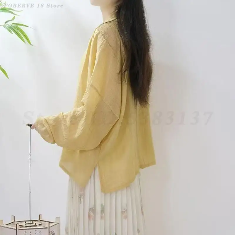 Original Song Dynasty Hanfu 3 Piece Set Long Sleeved Cardigan Camisole Horse Face Skirt Elegant Chinese Traditional Clothing - view 2