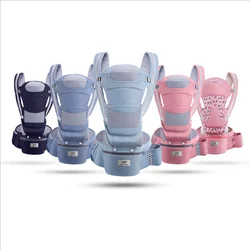 Baby carrier canguru ergonômico, carregador de bebê 3 em 1, com carregamento frontal, para bebês de 0 a 48 meses