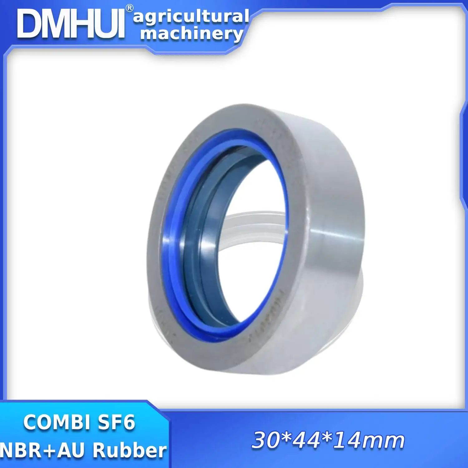 

DMHUI Tractor Agricultural Machinery Oil seal 30x44x14mm NBR+AU COMBI SF6 Type ISO9001:2008