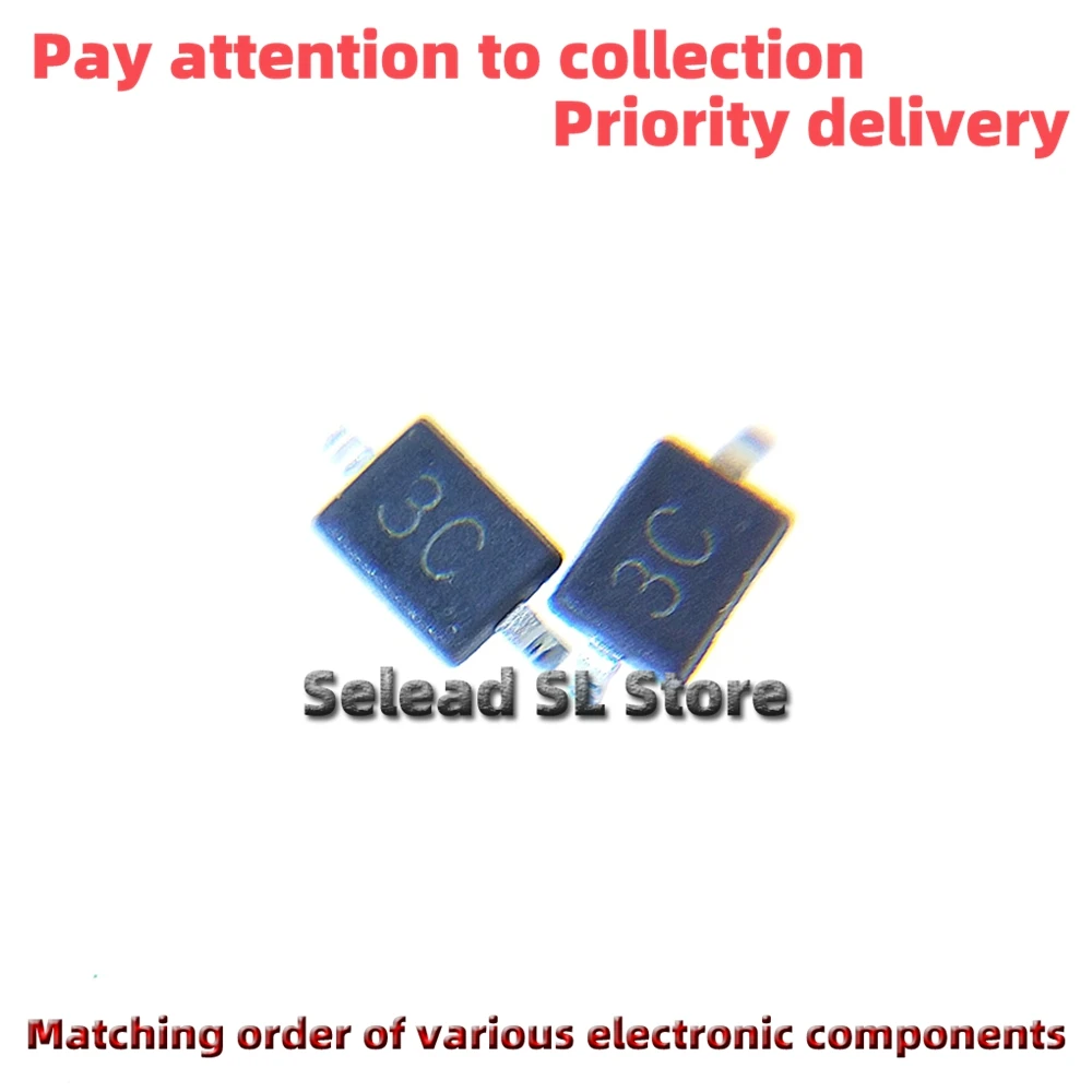 Free shipping New Original 50pieces/pack SP4020-01FTG-C Silkscreen 3C SP4021-01FTG-C 5C SOD-323  electrostatic protection diode