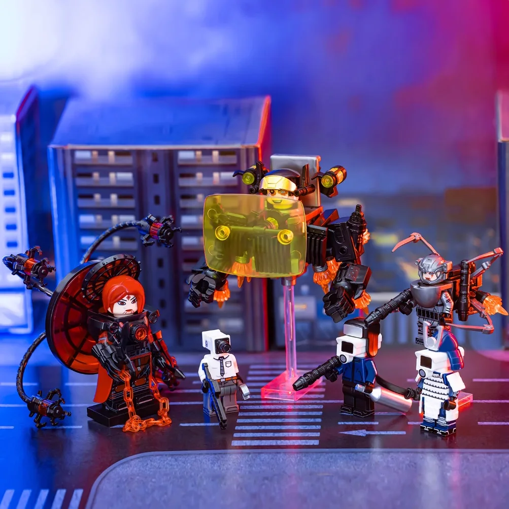 KDL838 KDL844 KDL846 nouveaux blocs de construction de toilettes Skibidi caméraman Mini figurine jouets