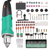 500W 220V Electric Engraver Mini Drill Grinder Polisher Variable 6 Speed High-Power Woodworking Rotary Tool Set with Accessories