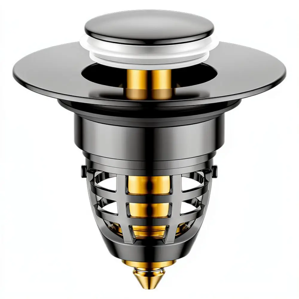 Bathroom Basin Drain Filter For For Qidianruri Bounce Core Sink Plug Washbasin Sewer Stopper Accessories Brass Modern Tool