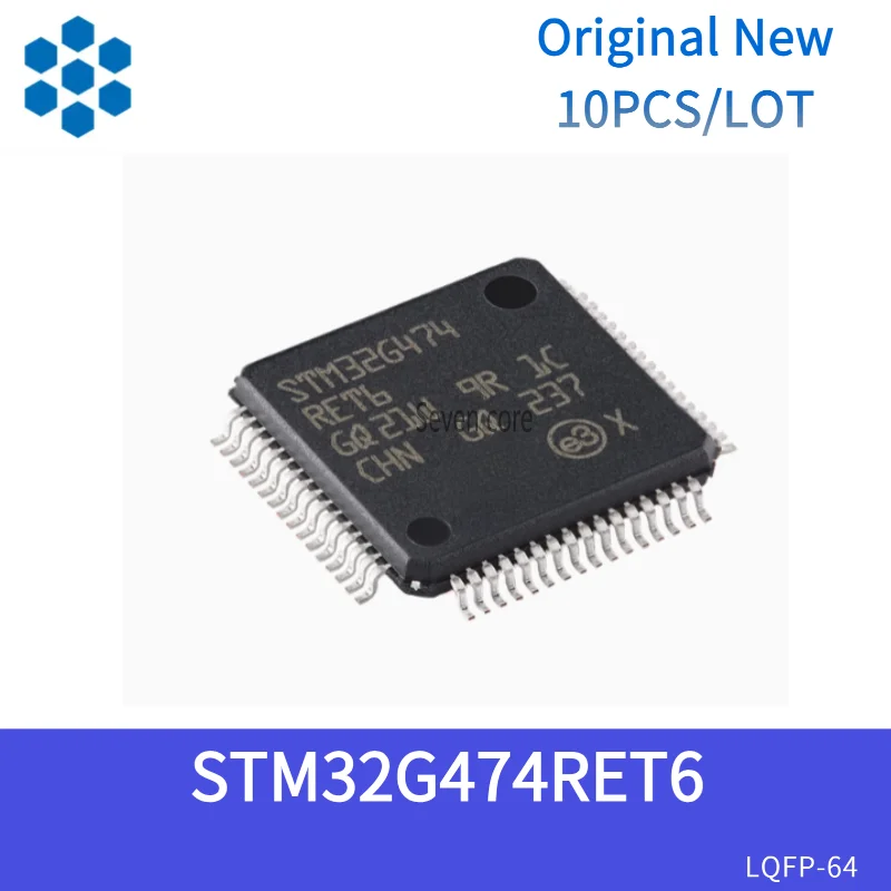 

Original New 10pcs/lot STM32G474RET6 LQFP-64 ARM Cortex-M4 32-bit Microcontroller -MCU